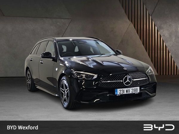 Mercedes-Benz C-Class Estate, Petrol Plug-in Hybrid, 2023, Black
