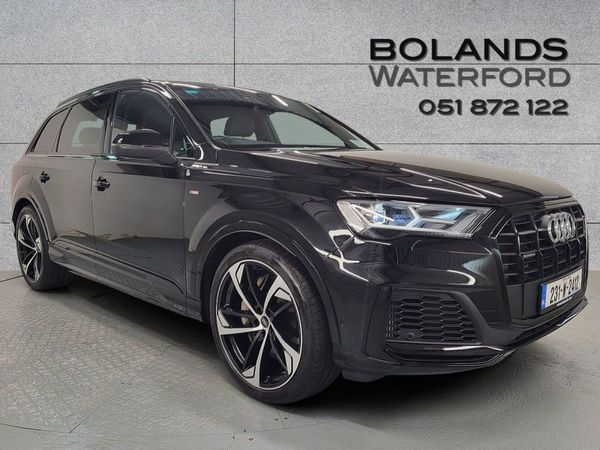 Audi Q7 SUV, Petrol Plug-in Hybrid, 2023, Black