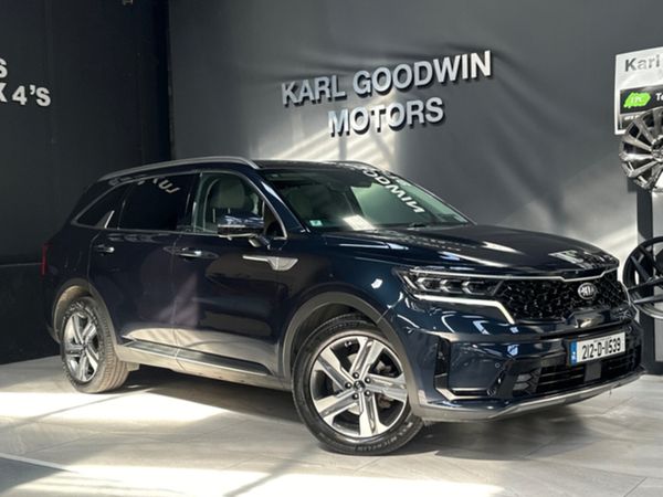 Kia Sorento SUV, Petrol Plug-in Hybrid, 2021, Blue