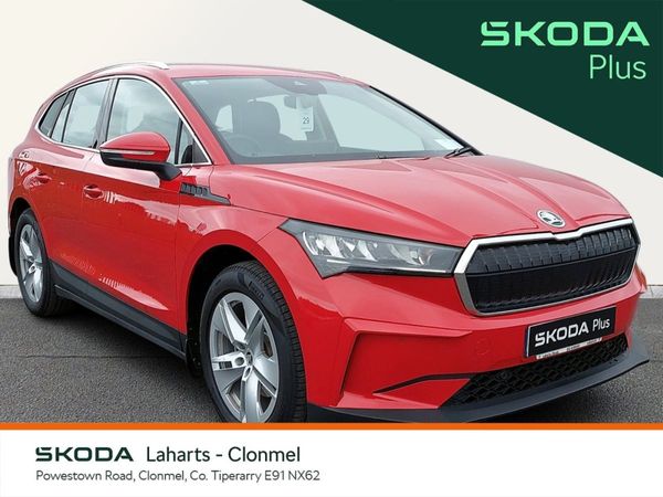 Skoda Enyaq SUV, Electric, 2024, Red