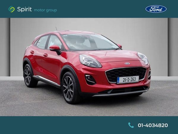 Ford Puma MPV, Petrol Hybrid, 2021, Red