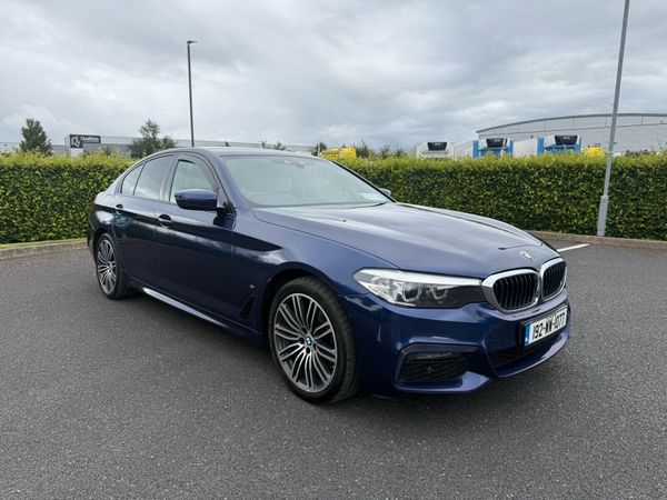 BMW 5-Series Saloon, Petrol Plug-in Hybrid, 2019, Blue