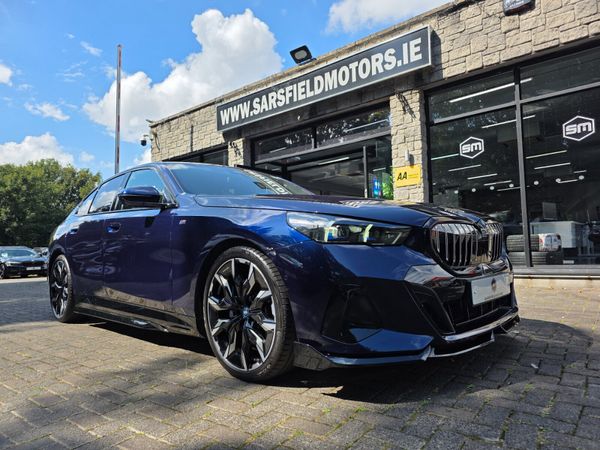 BMW 5-Series Saloon, Petrol Plug-in Hybrid, 2024, Blue