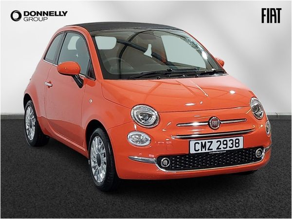Fiat 500 Convertible, Petrol, 2023, Orange