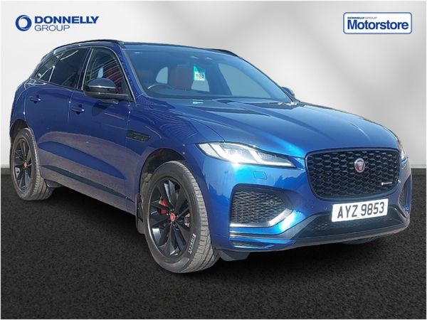 Jaguar F-Pace Estate, Petrol Hybrid, 2022, Black