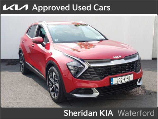 Kia Sportage SUV, Diesel Hybrid, 2023, Red