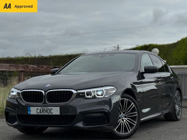 BMW 5-Series Saloon, Petrol Plug-in Hybrid, 2019, Grey