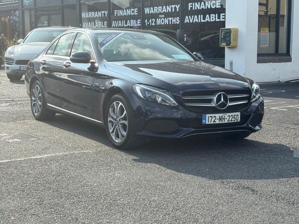 Mercedes-Benz C-Class Saloon, Petrol Plug-in Hybrid, 2017, Blue