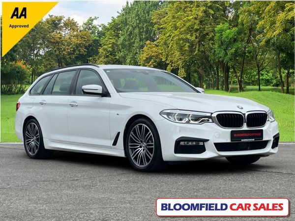 BMW 5-Series Estate, Diesel, 2018, White