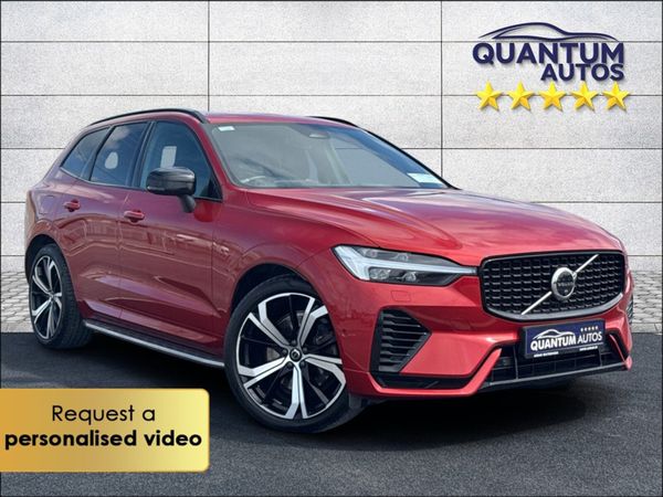 Volvo XC60 SUV, Petrol Plug-in Hybrid, 2022, Red