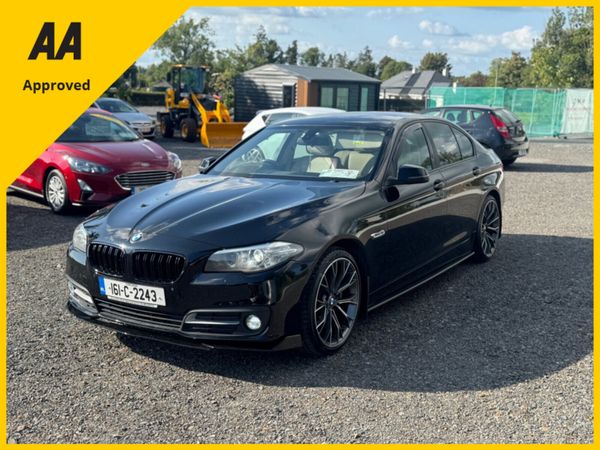 BMW 5-Series Saloon, Diesel, 2016, Black