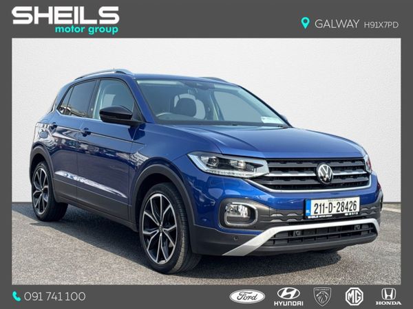 Volkswagen T-Cross Estate, Petrol, 2021, Blue