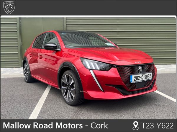 Peugeot 208 Hatchback, Electric, 2020, Red