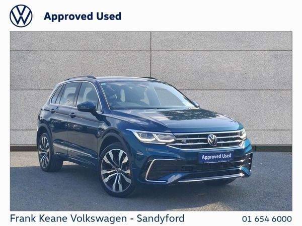 Volkswagen Tiguan SUV, Petrol Plug-in Hybrid, 2022, Blue
