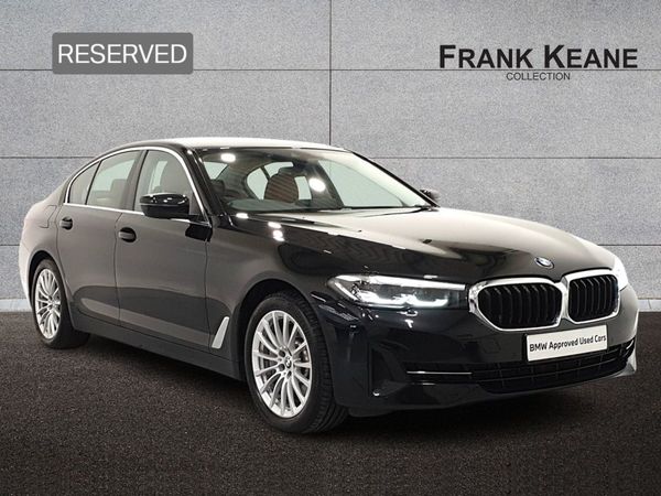 BMW 5-Series Saloon, Petrol Plug-in Hybrid, 2020, Black