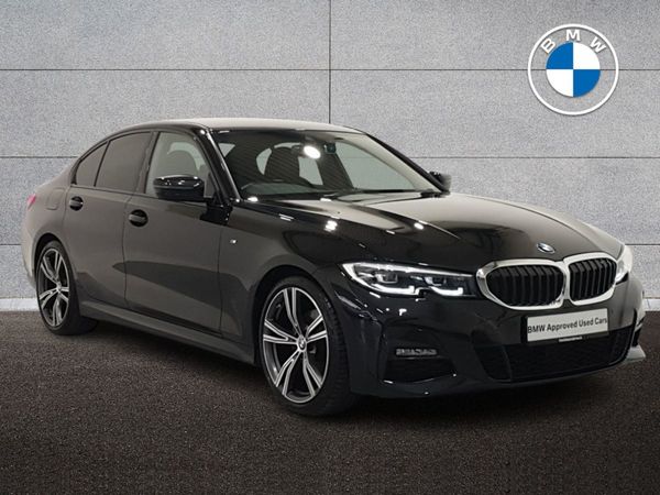 BMW 3-Series Saloon, Diesel Hybrid, 2021, Black