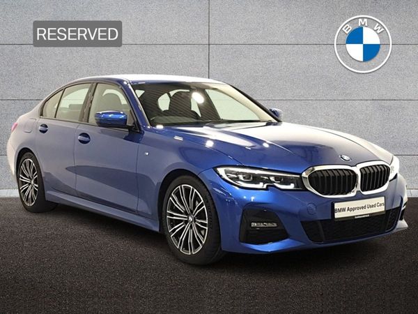 BMW 3-Series Saloon, Petrol, 2020, Blue