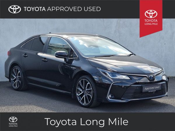 Toyota Corolla Saloon, Petrol Hybrid, 2021, Black
