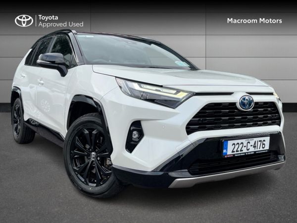 Toyota RAV4 SUV, Petrol Hybrid, 2022, White
