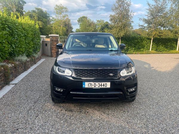 Land Rover Range Rover Sport SUV, Diesel, 2017, Black