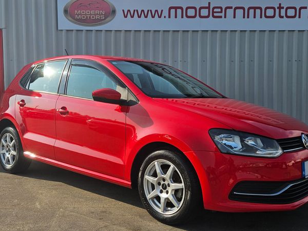 Volkswagen Polo Hatchback, Petrol, 2016, Red