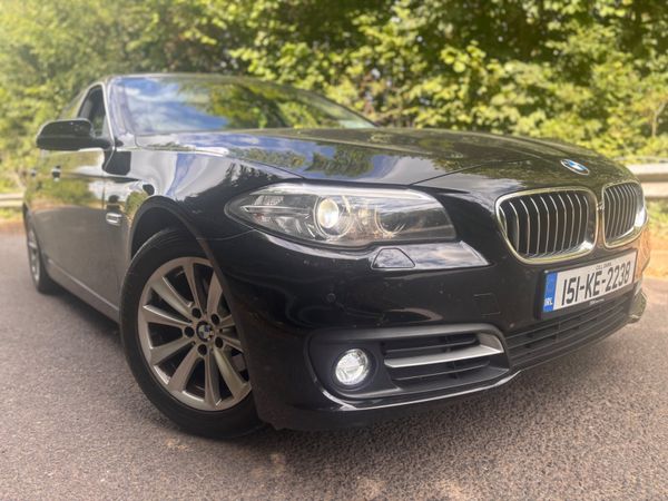 BMW 5-Series Saloon, Diesel, 2015, Black