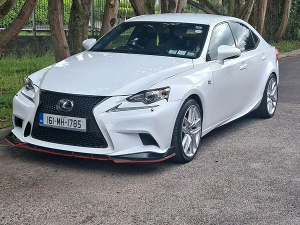 Lexus IS Saloon, Petrol Hybrid, 2016, White