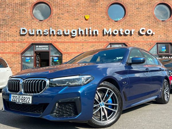 BMW 5-Series Saloon, Hybrid, 2022, Blue