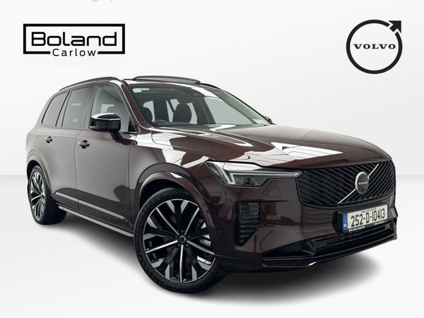 Volvo XC90 SUV, Petrol Plug-in Hybrid, 2025, Burgundy