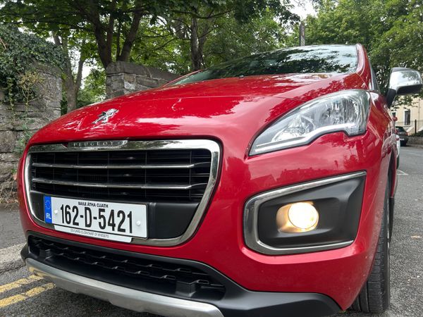 Peugeot 3008 SUV, Diesel, 2016, Red