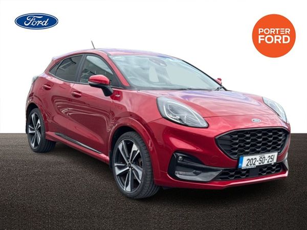 Ford Puma MPV, Petrol Hybrid, 2020, Red