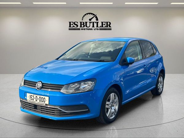 Volkswagen Polo Hatchback, Petrol, 2015, Blue