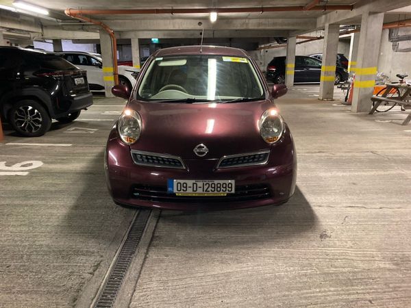 Nissan March Hatchback, Petrol, 2009, Red
