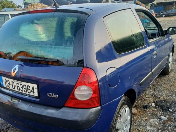 Renault Clio Hatchback, Petrol, 2003, Blue