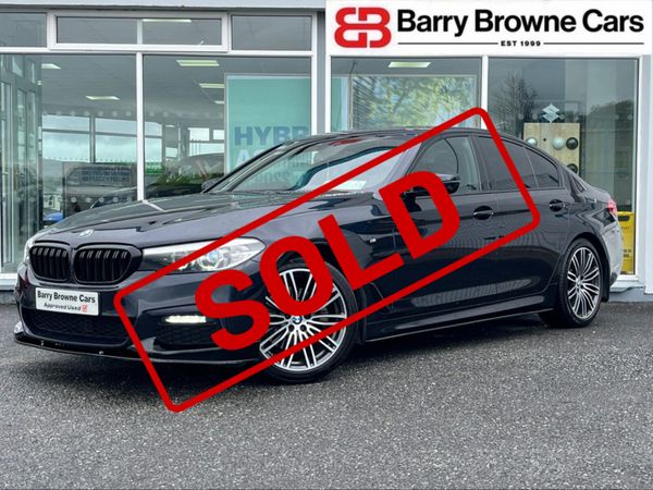 BMW 5-Series Saloon, Diesel, 2019, Black