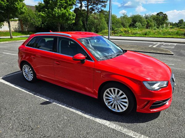 Audi A3 Hatchback, Petrol Plug-in Hybrid, 2015, Red