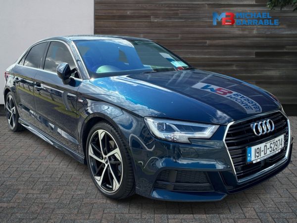 Audi A3 Saloon, Petrol, 2019, Blue