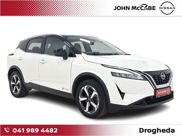 Nissan Qashqai MPV, Petrol Hybrid, 2023, White