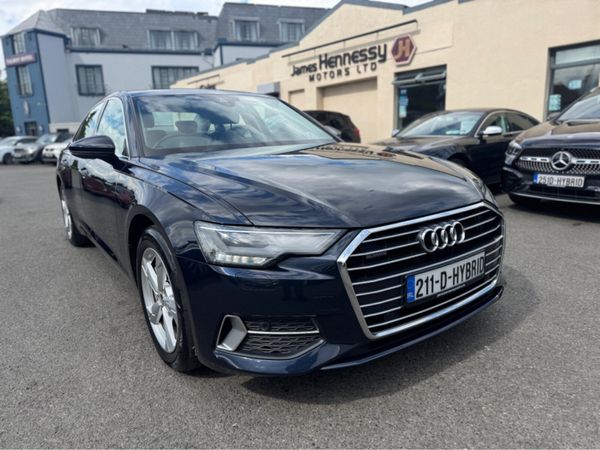 Audi A6 Saloon, Petrol Hybrid, 2021, Blue