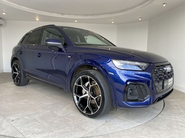 Audi Q5 SUV, Diesel Hybrid, 2021, Blue