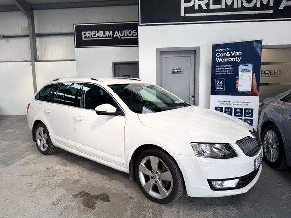 Skoda Octavia Estate, Diesel, 2017, White
