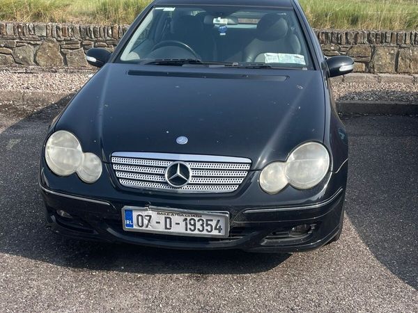 Mercedes-Benz C-Class Coupe, Petrol, 2007, Black