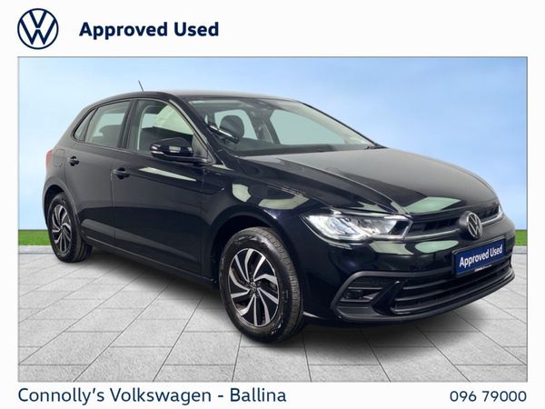 Volkswagen Polo Hatchback, Petrol, 2023, Black
