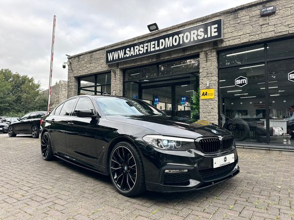 BMW 5-Series Saloon, Petrol Plug-in Hybrid, 2018, Black