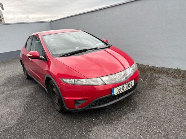 Honda Civic Hatchback, Petrol, 2008, Red