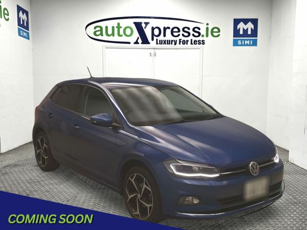 Volkswagen Polo Hatchback, Petrol, 2018, Blue