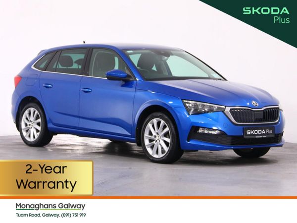 Skoda Scala Hatchback, Petrol, 2022, Blue