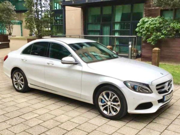 Mercedes-Benz C-Class Saloon, Petrol Plug-in Hybrid, 2017, White
