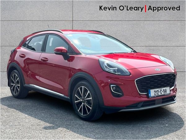 Ford Puma MPV, Petrol Hybrid, 2021, Red