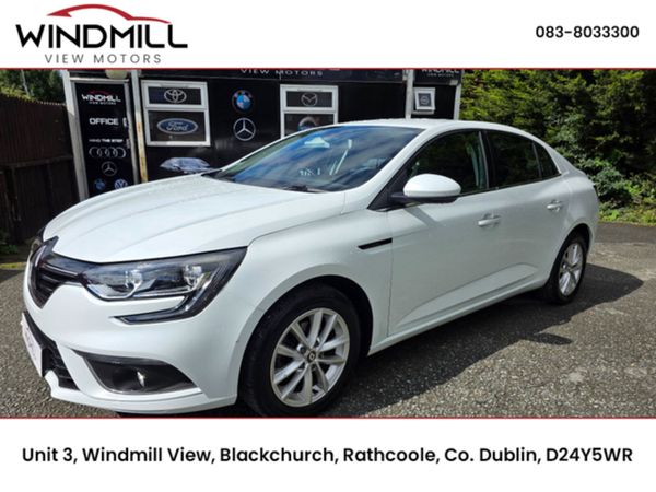Renault Megane Saloon, Petrol, 2019, White